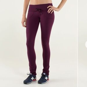 Lululemon Skinny Will Pants - Plum